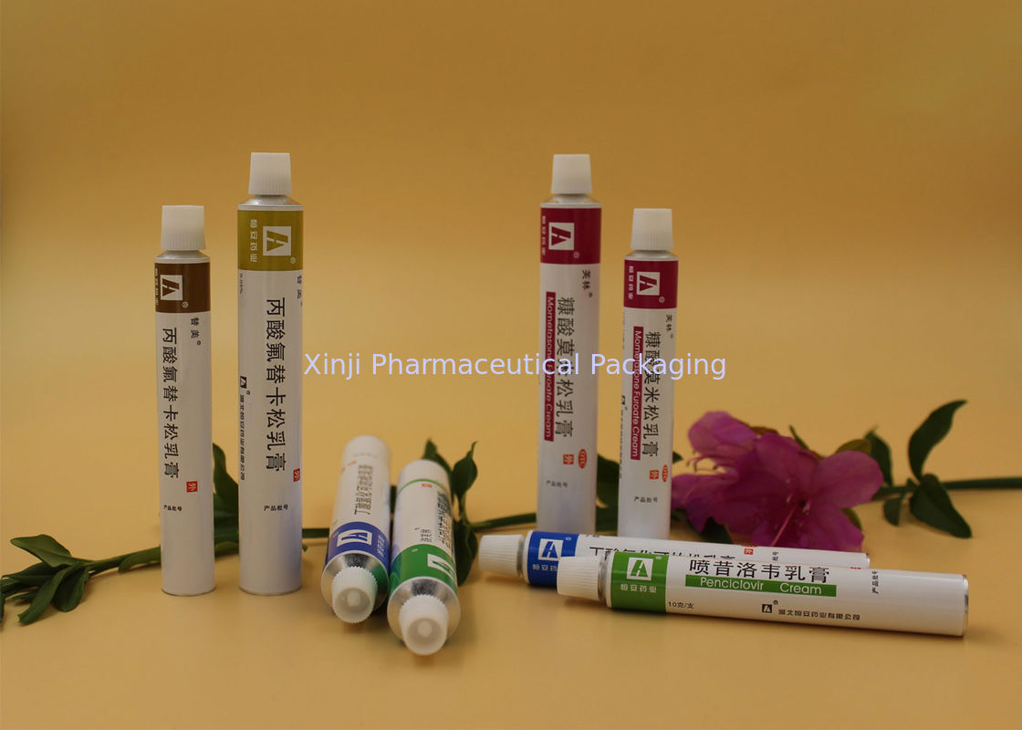 13.5 Mm - 40 Mm Diameter Aluminum Packaging Tubes For Cosmetics / Medicine / Food