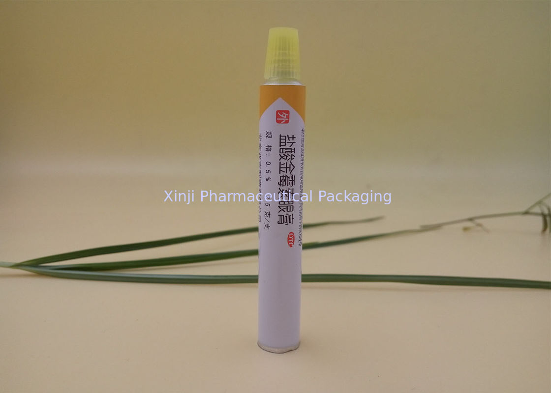 Sterile Aluminium Collapsible Tubes Manufacturers For Eye Gel ISO CFDA Approved