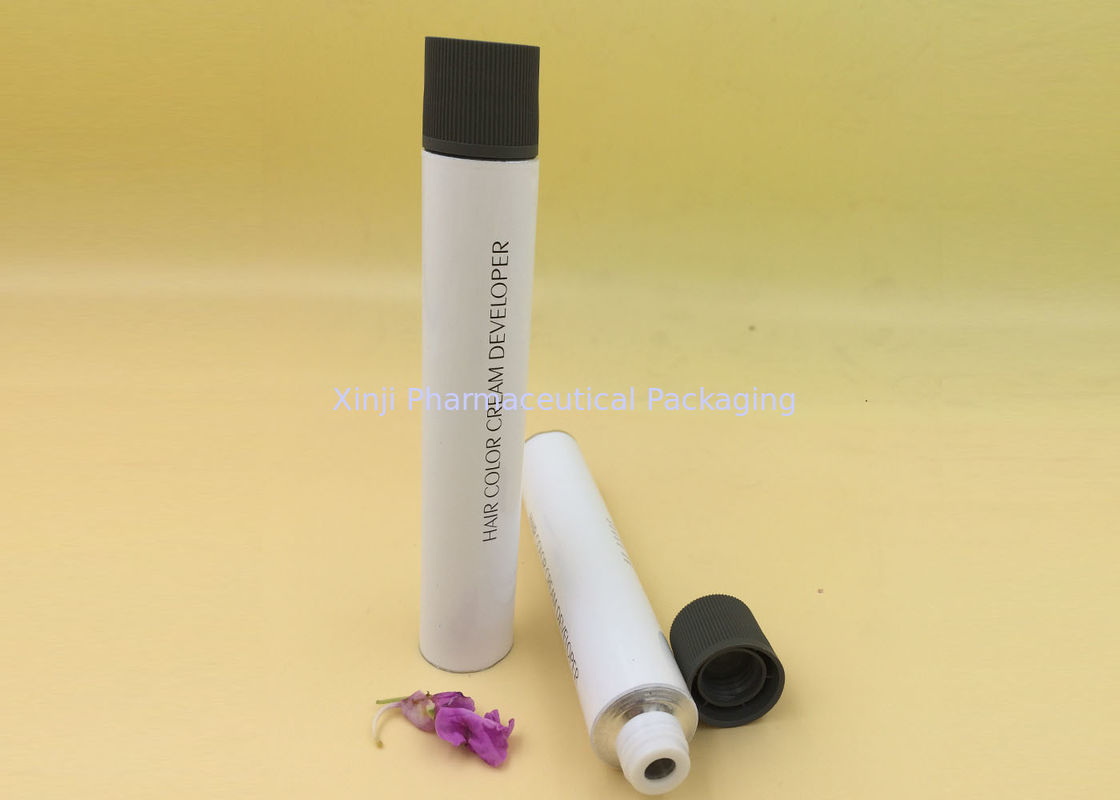 Collapsible Reusable Squeeze Tubes , 40g Volume Aluminum Cosmetic Squeeze Tubes