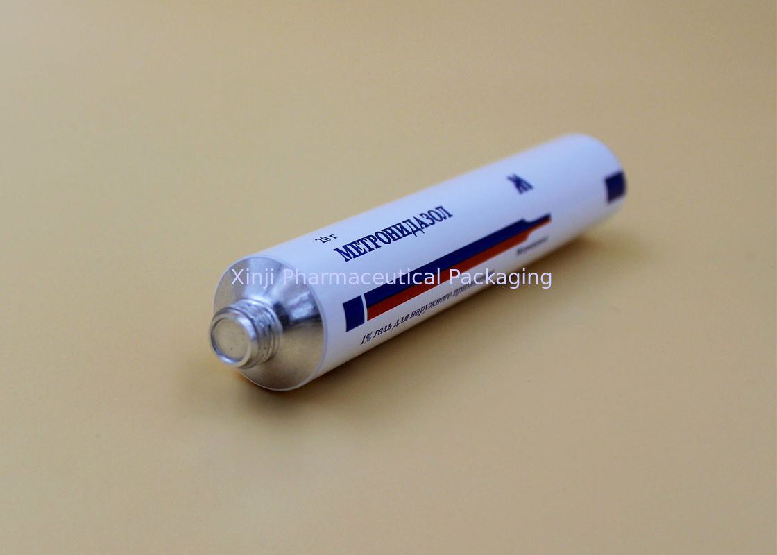 Diameter 19 Mm Printed Medicine Tube Packaging 99.7% Purity Aluminum