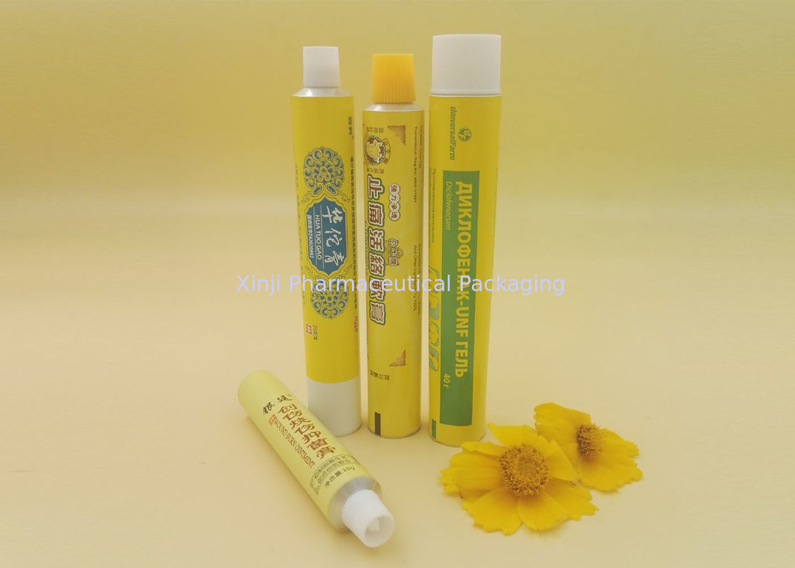 Soft Custom Tube Packaging , 13.5 Mm - 40 Mm Aluminium Tubes For Cosmetics