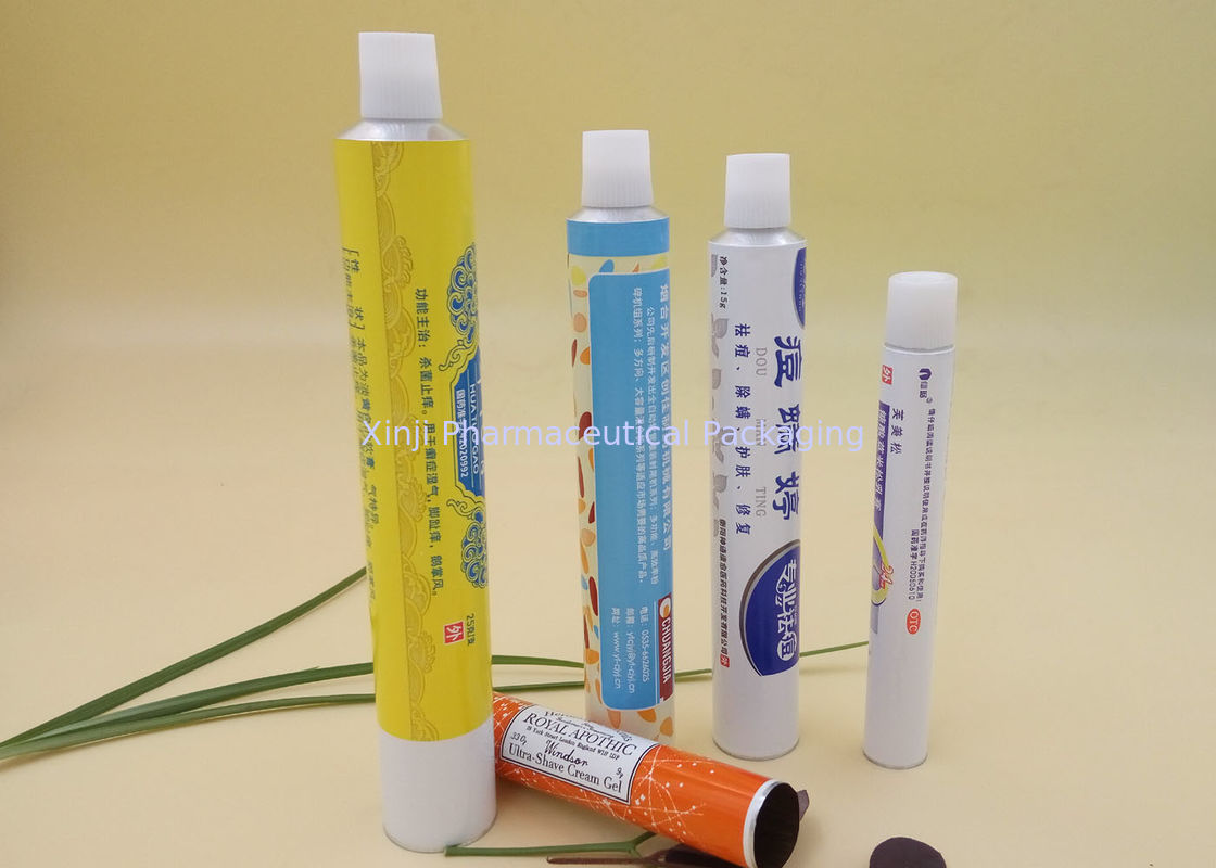 ISO CFDA Printed Tube Packaging Aluminum Material 100% Recyclable