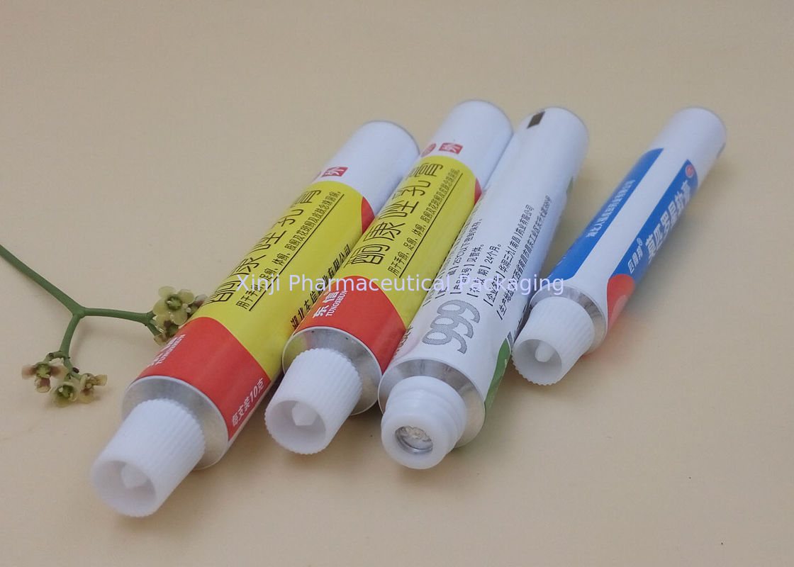 Medicine Cream Printed Tube Packaging Screw Cap 13.5 Mm - 40 Mm Diameter