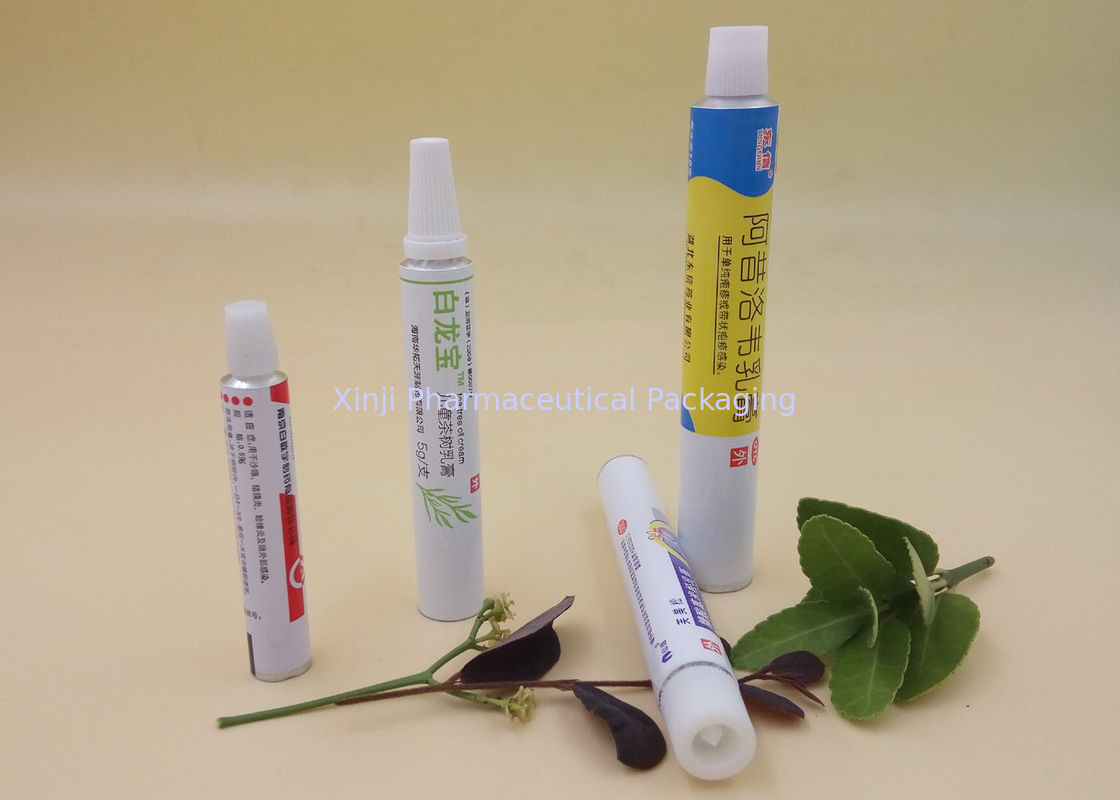 Pharmaceutical Ointment Collapsible Aluminum Tube ISO CFDA Certification