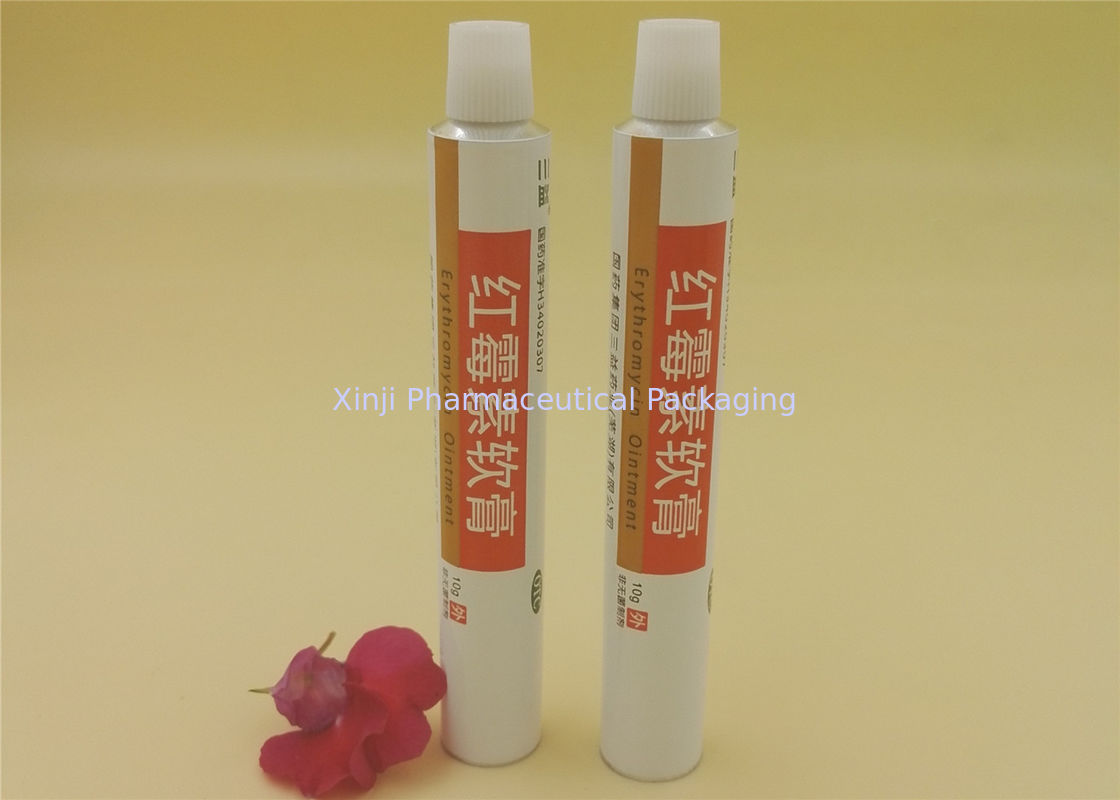 Empty Customized Aluminum Packaging Tubes for Pharmaceutical , Cosmetic Cream