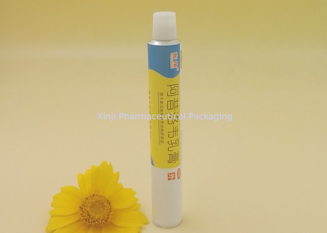 Ointment Printed Tube Of Aluminum Medicine Tube  Packaging For Lidosol Gel