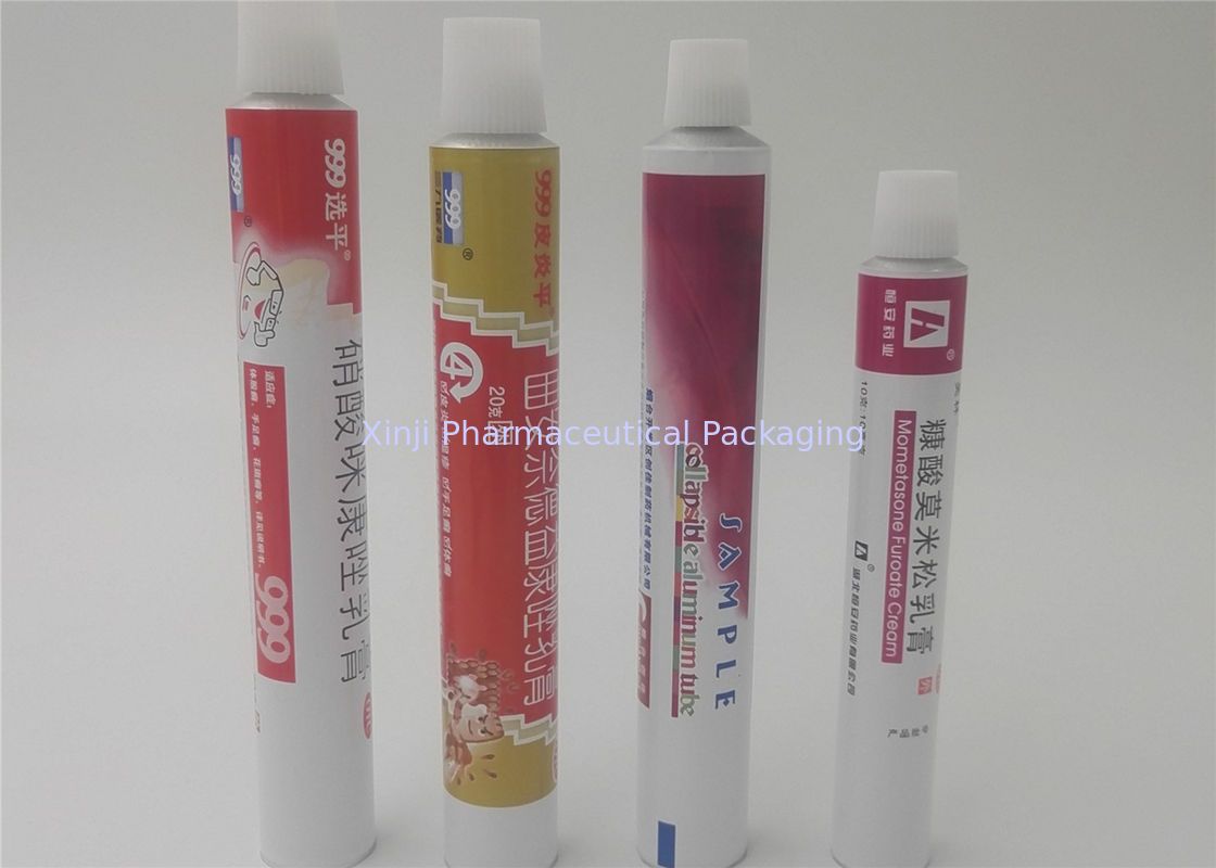 Dermatologic Ointment Packaging 25g Pharma Tube For Fluccinol Cream
