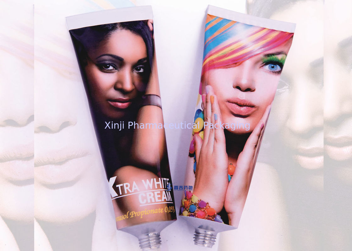 Round Cosmetic Tube Packaging Suppliers Open / Elongated / Sealed Nozzles