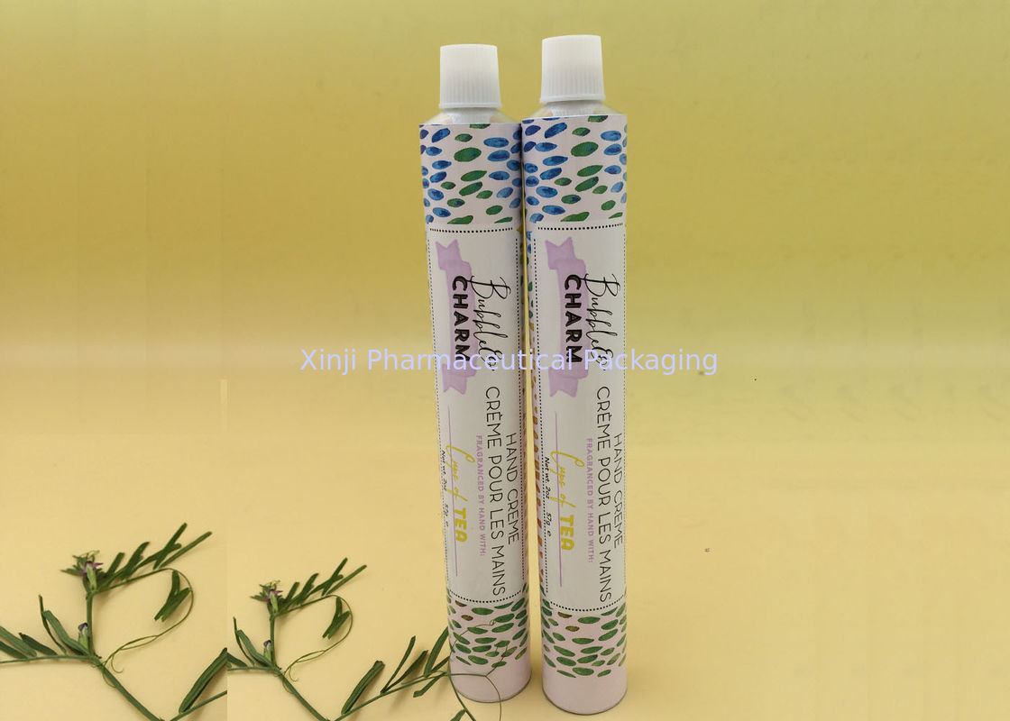 Soft Aluminum Cosmetic Tubes M7 / M9 / M11 / M15 Thread Conual Piercer Cap
