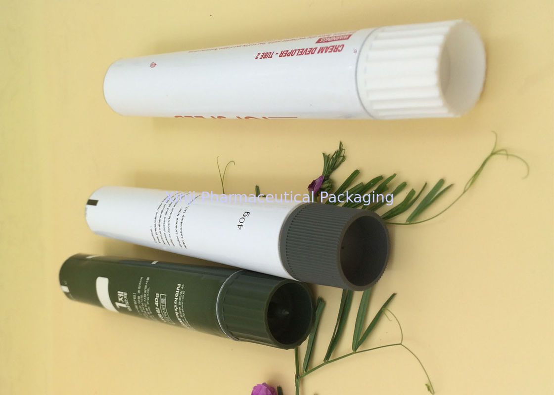 Squeezable Hair Color Tube For Cream / Ointment Packaging 22mm Diameter