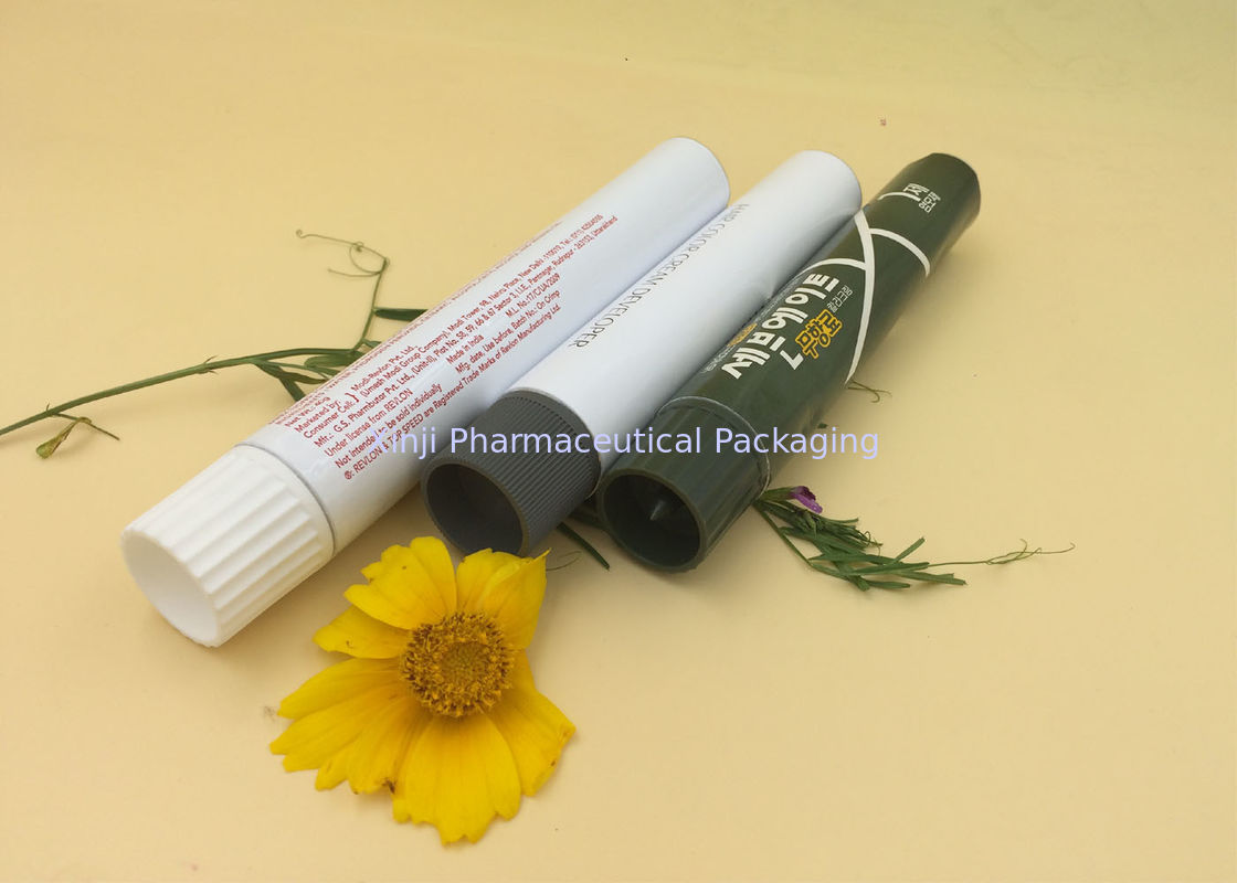 Empty 30ml Hair Color Tube Round Squeeze Shape 13.5mm - 40mm Diameter