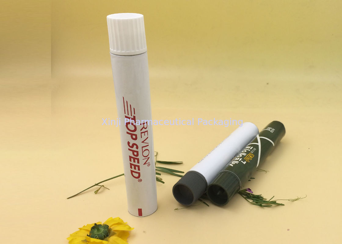 Soft Hair Color Tube Packaging Aluminum Material M11 Thread 25 Mm Diameter