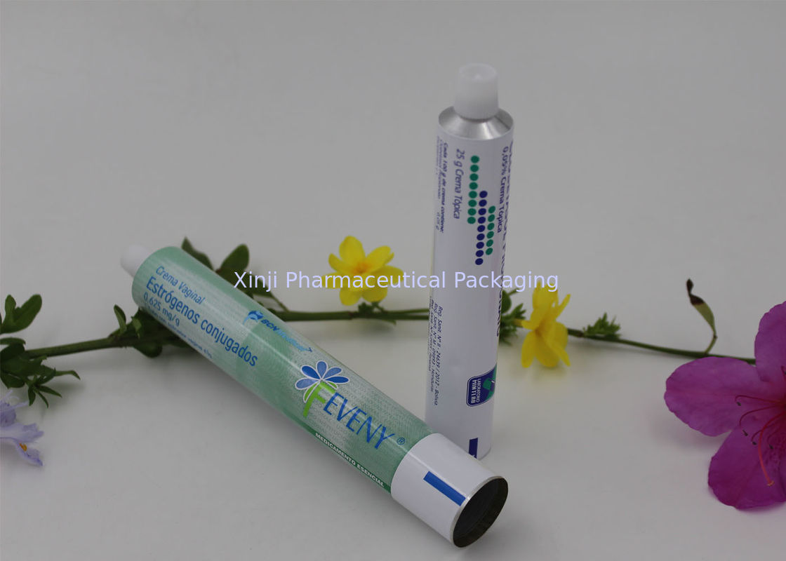 Printed Aluminum Ointment Tubes Phototype Surface Printing For Condensed Milk