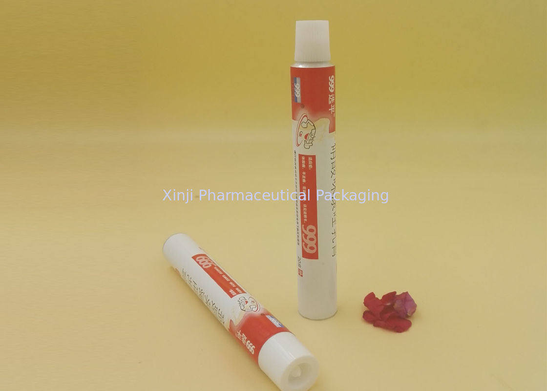 Squeezable Foam Tube Packaging Shiny Metal Gradually Changing Color