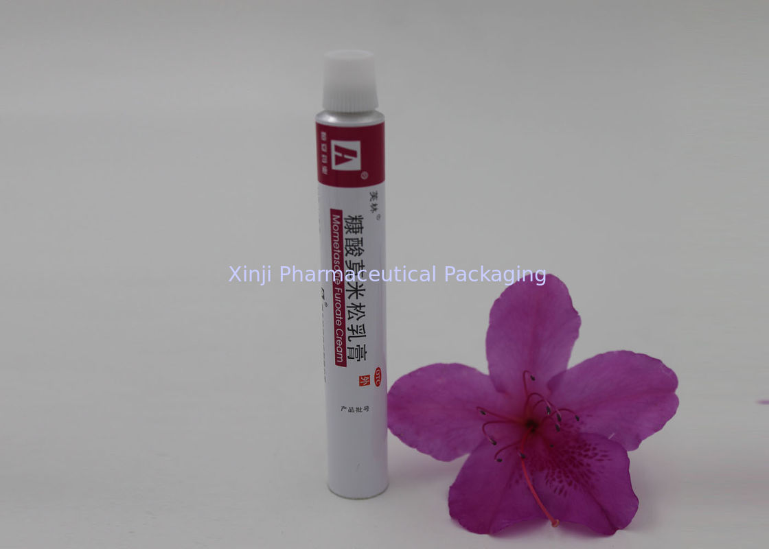 Aluminum Packaging Pharma Tube For Ointment Cream Optional End Latex