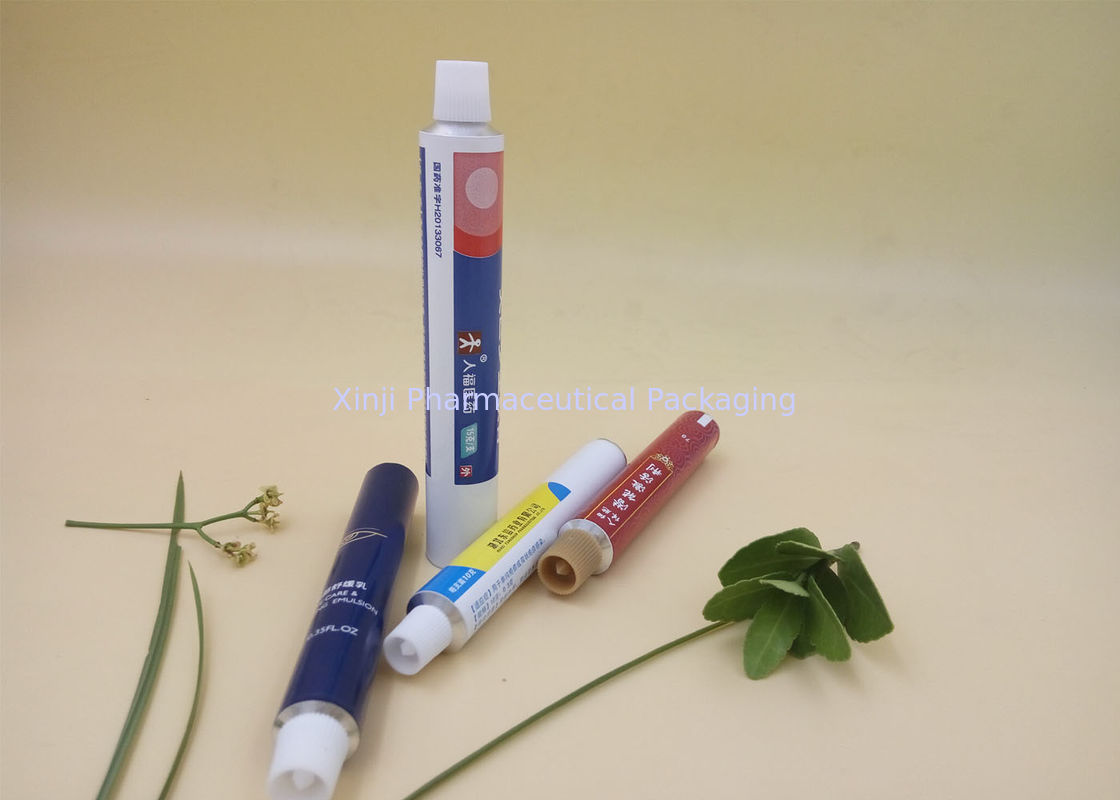 15ml Ointment Packaging Aluminum Squeeze Tubes Membrane Thread Custom Length