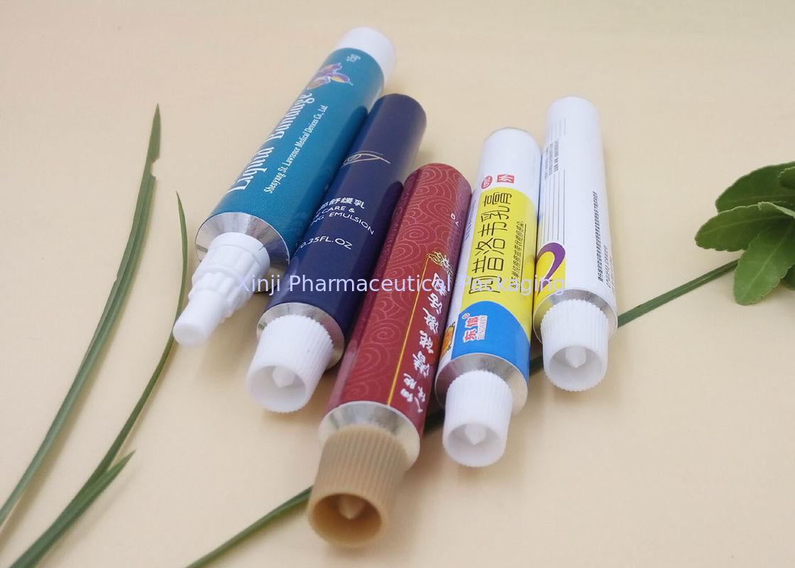 Dermatologic Ointment Packaging 25g 99.7% Volume Pure Aluminum Material