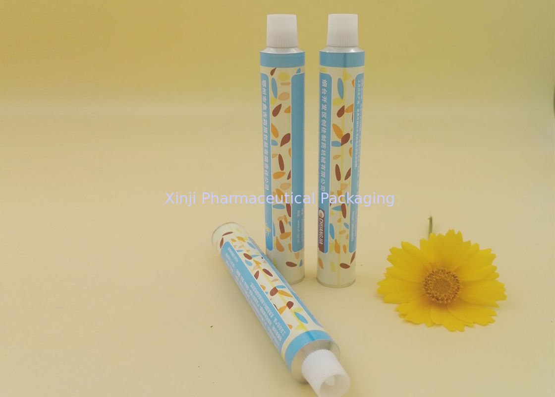 Empty Aluminum Ointment Tubes For Pharmaceutical Packaging 3ml - 200ml Capacity