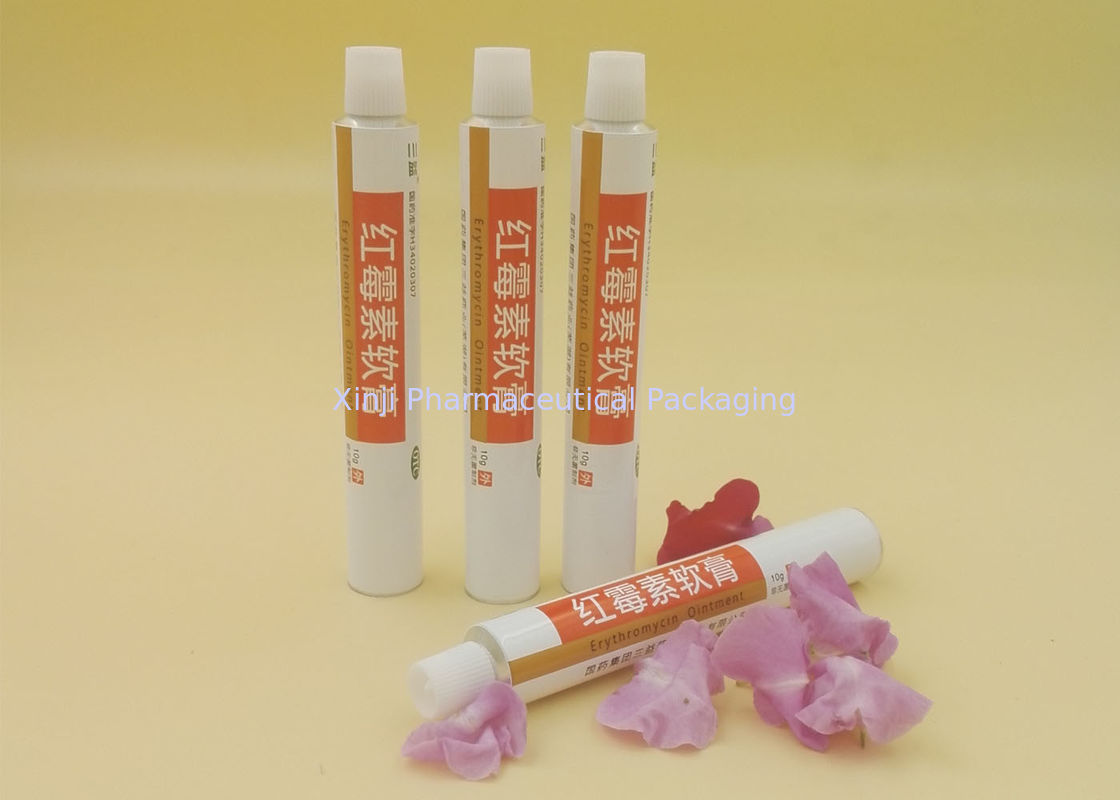 Empty 20g Aluminum Ointment Tubes Max Six Colors Printing Free Sample