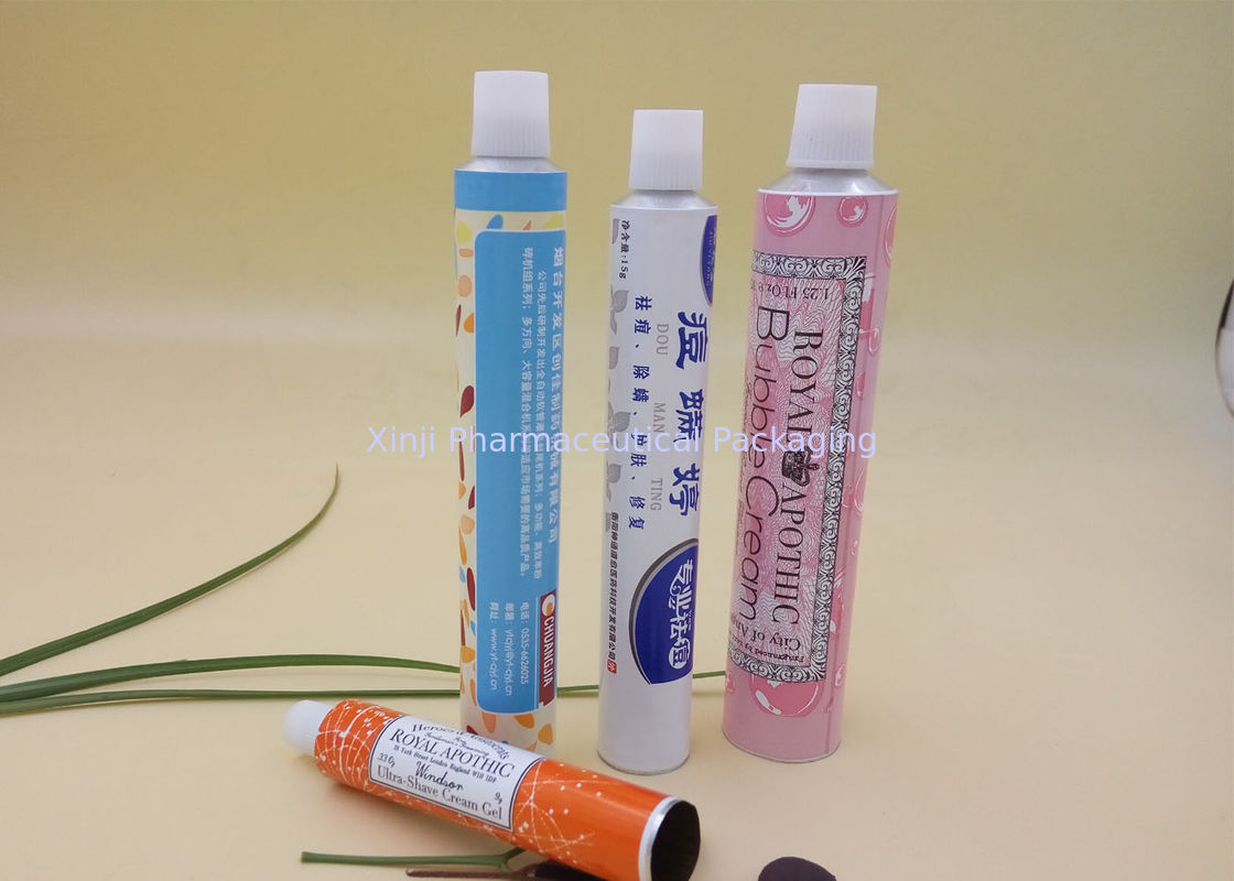 Collapsible Printed Tube Packaging For Ointment 20g Volume Thread Nozzle