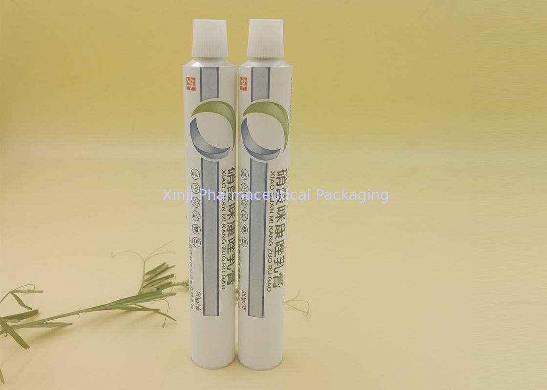 Medicine Aluminum Ointment Tubes For  Lidosol Gel For Freemove Ointment