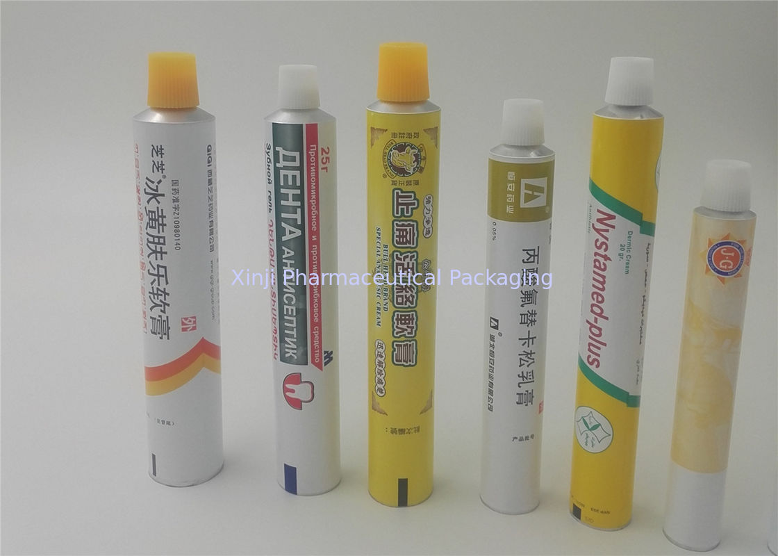 Aluminum Pharma Tube , Cream Packaging Tube For Betonate Ointment