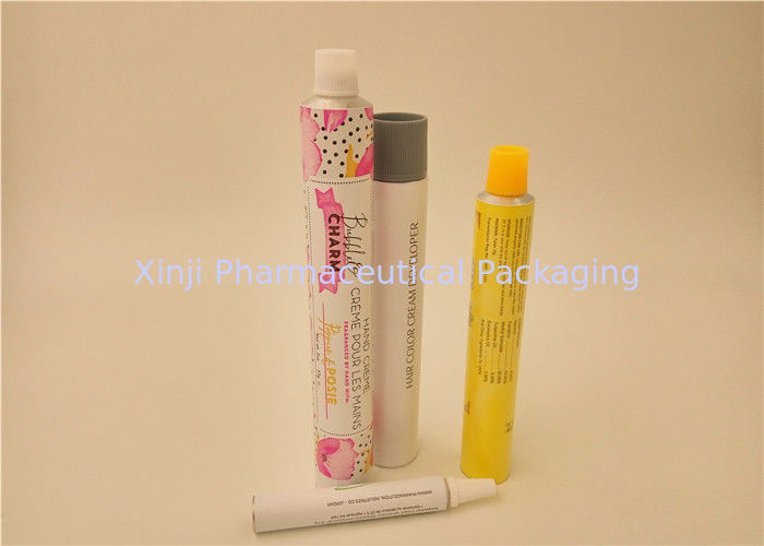 Cosmetic Hand Cream Aluminum Packaging Tubes , Pharmaceutical Aluminum Tubes