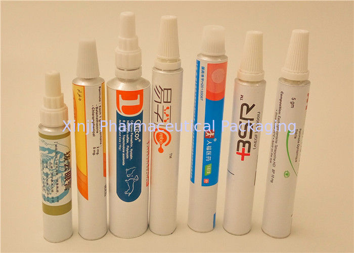Soft Aluminum Squeeze Eye Ointment Tube Sterile Eye Cream Aluminum Cream Tube