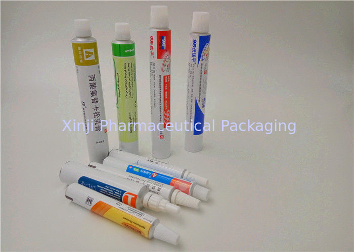 Ointment Cream Aluminum Packaging Tubes With Cap For Pharmaceutical